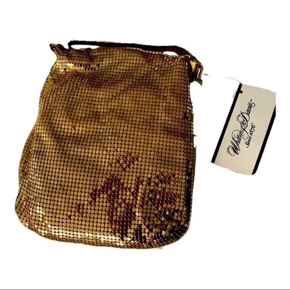- Whiting and Davis Gold Mesh shoulder bag NWT - Picture 1 of 9